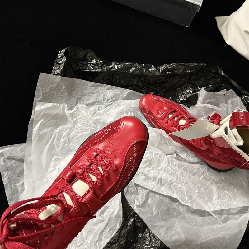 Stivali da boxe da donna 2025, nuovi stivali da boxe da donna, alla moda, indispensabili per l'outdoor, in pelle scamosciata di mucca lucida, fatti a mano, da caccia alle anatre, per donna_voghion.com