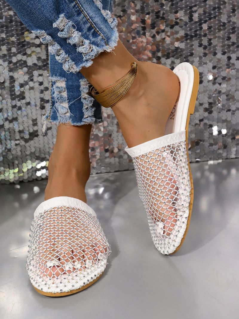 Damesko stor størrelse headshot sandaler mesh hul fritid _voghion.com