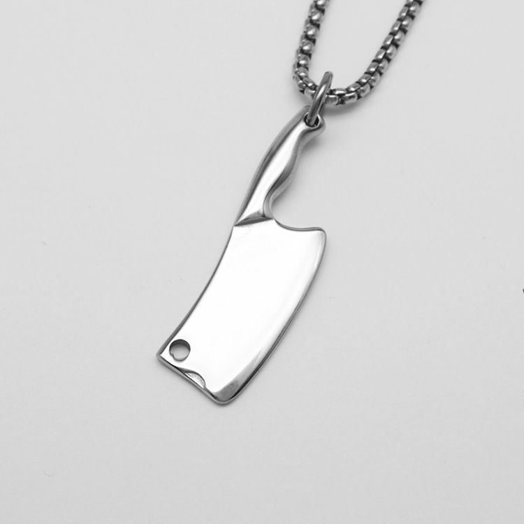 Halsketten, Accessoires, trendige Marken, vielseitig und hochwertig für Männer. Geburtstagsgeschenk für den Freund. Kreatives Küchenmesser_voghion.com