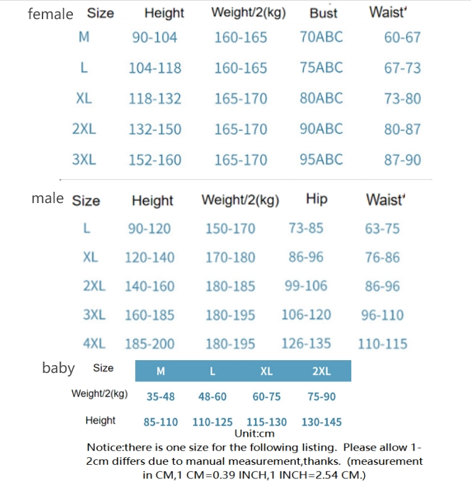 Familienkleidung Familien-Sonnenschutz-Badeanzug, separater, großer, schmaler Surf-Neoprenanzug_voghion.com