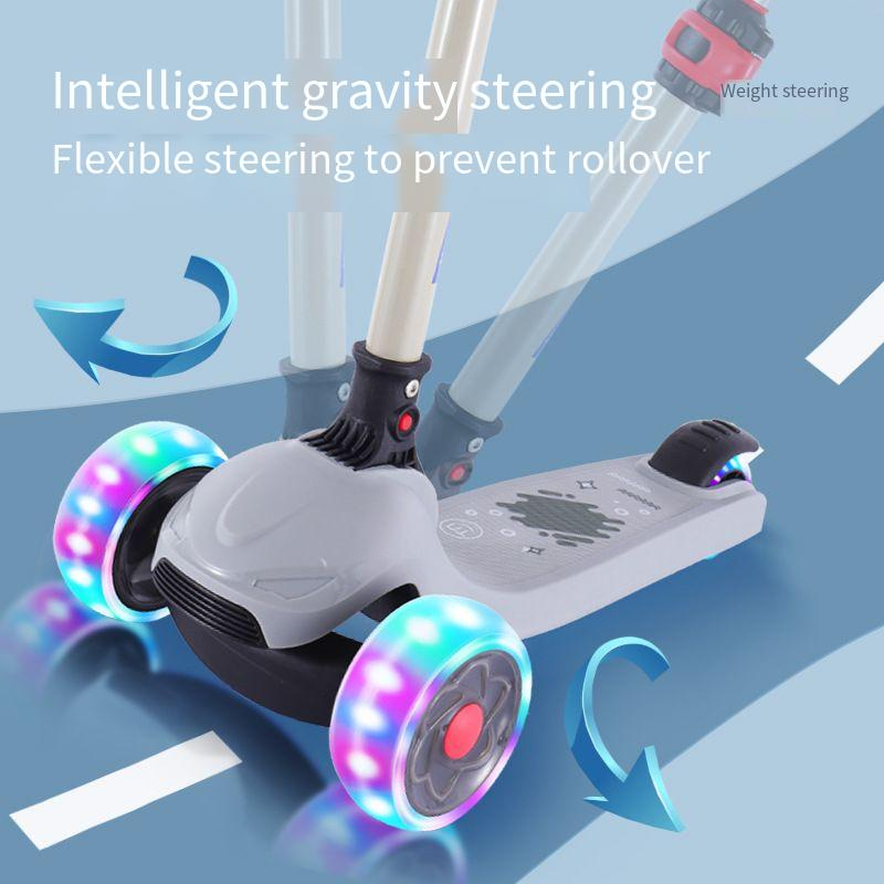 2-12 jahre alt kinder roller outdoor pedal roller PU-flash-räder können lift roller_voghion.com