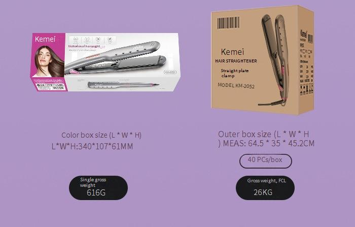 Rollers New High Power Perm Clamp Negative Ion Hair Care Widened And Enlarged Intelligent Temperature Control Straight_voghion.com
