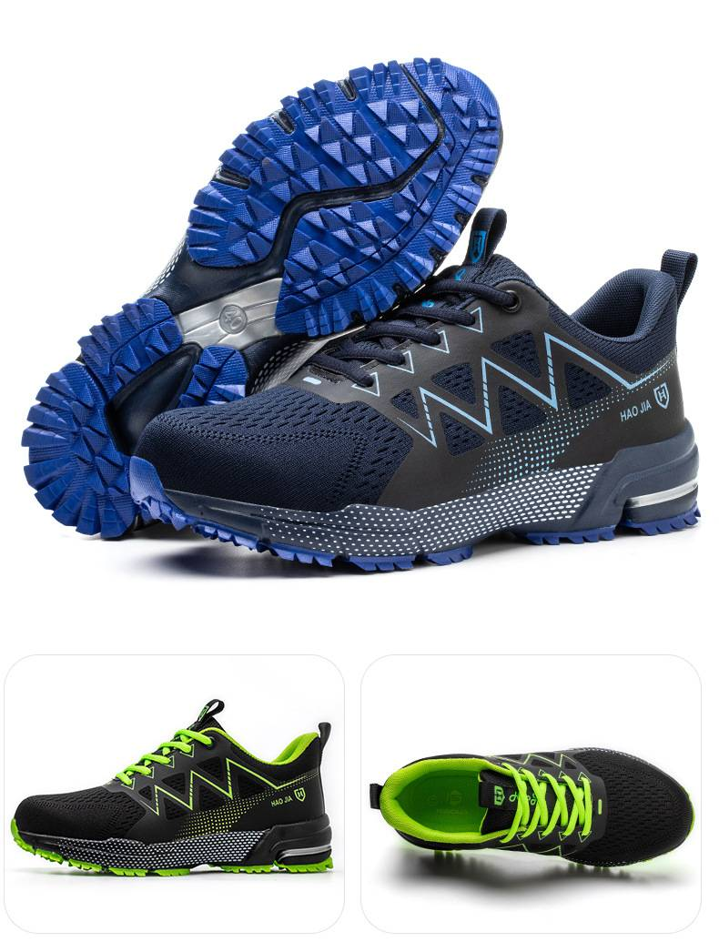 European Size Steel-toe Work Shoes: Anti-smashing, Anti-piercing, Lightweight, Breathable, Wear-resistant Safety Shoes For Men And Women_voghion.com