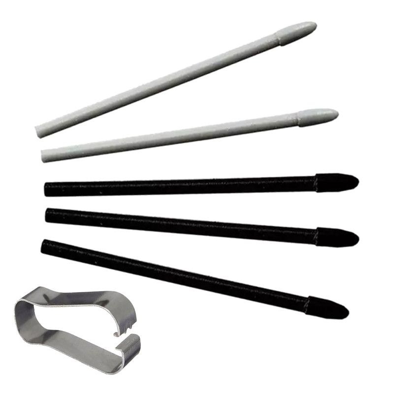 5-Pack S Pen Tips For Samsung Note Tab S Stylus Pen S Pen – 3 White / Black & 2 Gray, With Replacement Tool_voghion.com