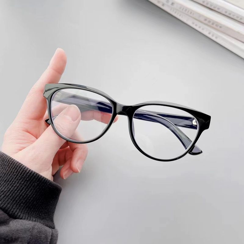 2024 Mode Damen Cat Eye Kleine polarisierte Herren Trendy Sonnenschirm Sonnenbrille TR Rahmen Flacher Spiegel_voghion.com