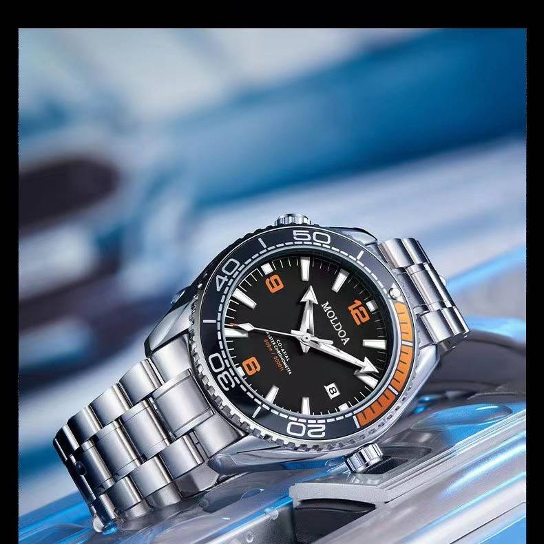 Fully Automatic Skeleton Movement Watch Men's Luminous Calendar Bilateral Butterfly Buckle Waterproof Douyin Kuaishou One Piece Dropshipping_voghion.com