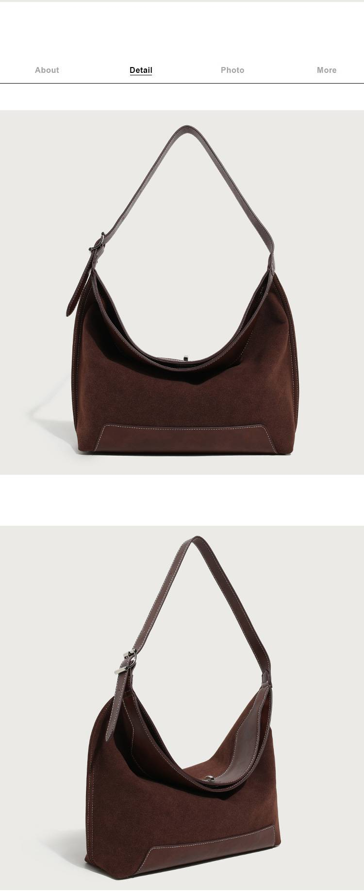 Geantă de umăr la modă din piele de culoare pură, cu același temperament, cu o sută de stele, geantă subraț, cu capacitate mare, tip crossbody_voghion.com