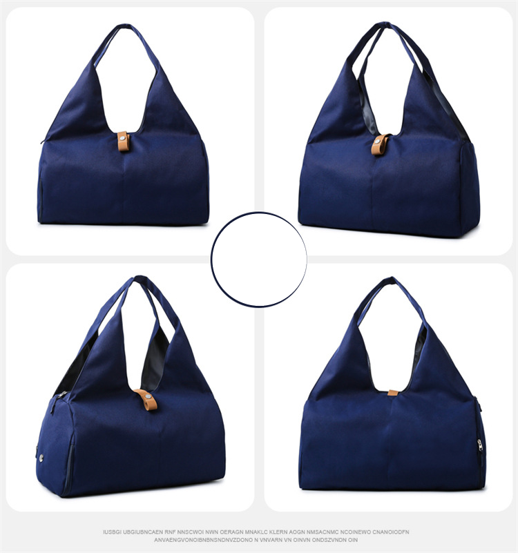Separate Shoe Compartment Dry And Wet Separation For Yoga Mat Portable Multi-functional Gym Bag Sports Single-shoulder Bag Handbag_voghion.com