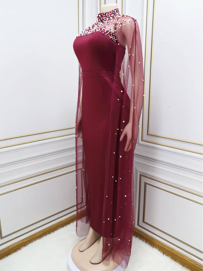 Naisterõivad Moslemi Abaya Naiste litritega kleit ülikond Šifoonist kaheosaline kleit Cape Robe_voghion.com