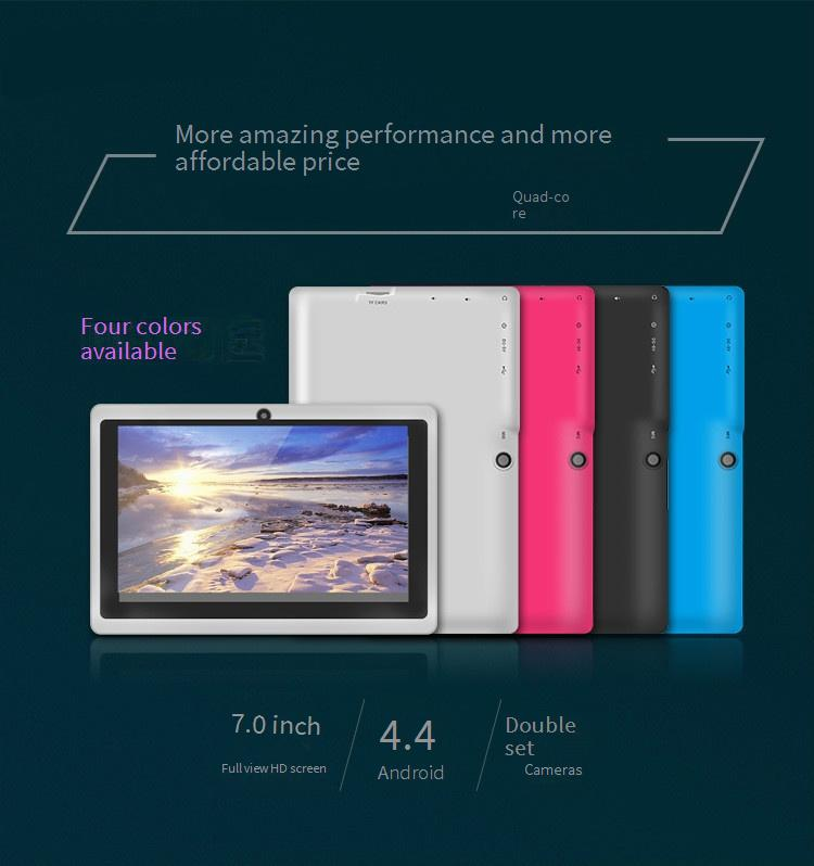 Tablets 7 Inch Tablet Q88 Android System Allwinner A33 Touch Screen Children's Tablet_voghion.com