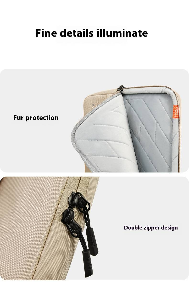 Slim Laptop Sleeve For 14 Inch & 13.3 Inch MacBook M3 - Ultra Lightweight Protective Case With Soft Lining, Stylish & Durable_voghion.com