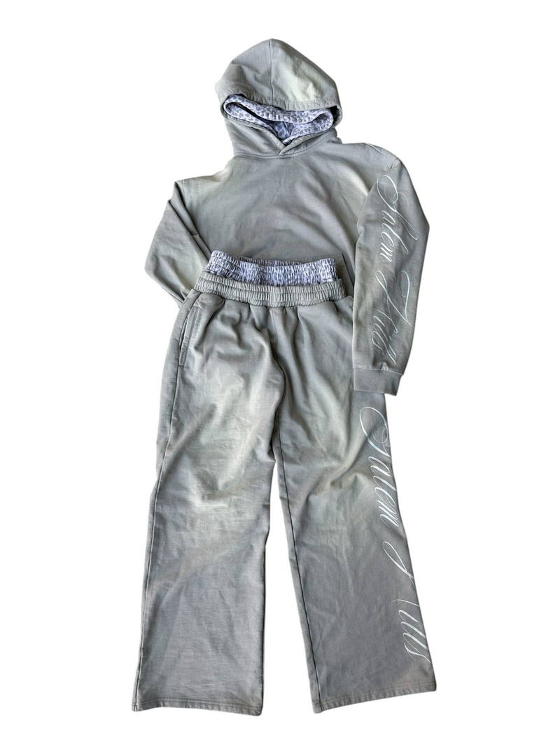 Roupas masculinas novas outono e inverno rua hip hop zíper padrão espuma impressão moletom com capuz terno casual rua cross border suéter_voghion.com