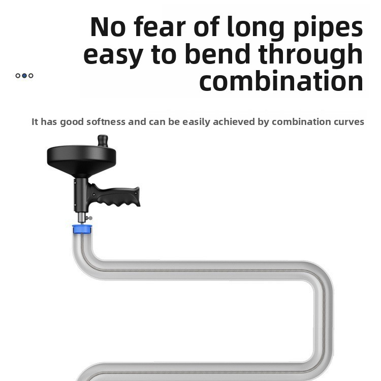 Manual Toilet Drain Snake - 5M Heavy-Duty Steel Cable Clog Remover For Sink, Shower & Pipe Blockages (Non-Slip Handle, Rust-Resistant)_voghion.com
