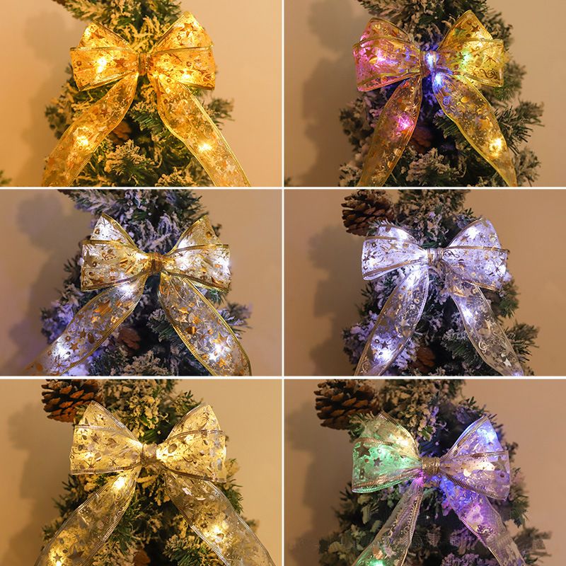 Elegante cadena de luces LED para decorar el árbol de Navidad. Funciona con pilas, opciones de color cálido/blanco, longitudes de 3 m, 5 m y 10 m._voghion.com