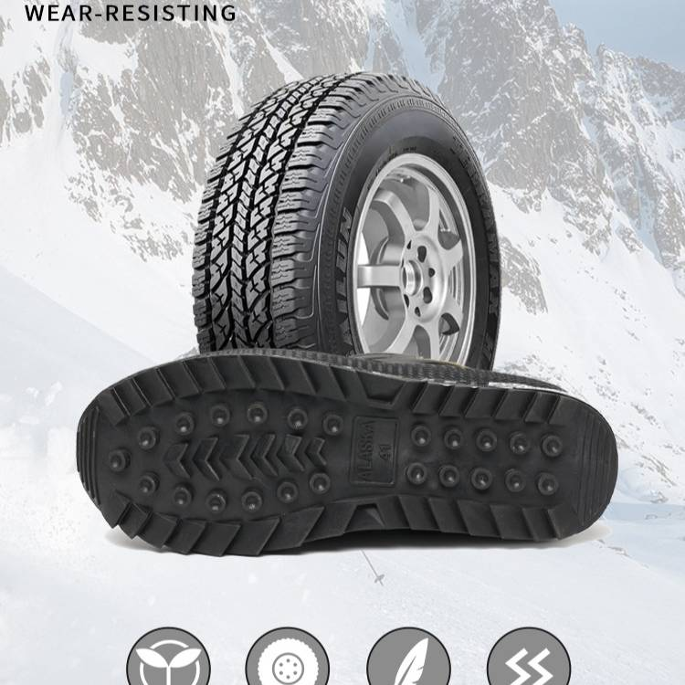 Ski Boots Winter New Warm Northeast Snow Boots Large Size Men's Shoes Plus Velvet Thickened Cold Proof Outdoor Cotton Shoes Men_voghion.com