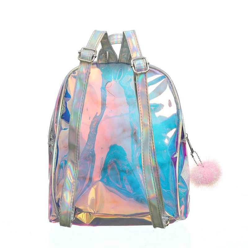 Zaino unicorno fantasy laser unicorno TPU trasparente porta carte zaino per bambini ragazza piccola principessa zaino scolastico_voghion.com