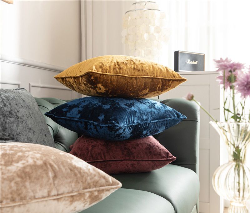 Neuer modischer, gestrickter, garngefärbter Hahnentrittmuster-Plaid-Quasten-Modell-Sofakissen-Kissenbezug im nordischen Stil_voghion.com