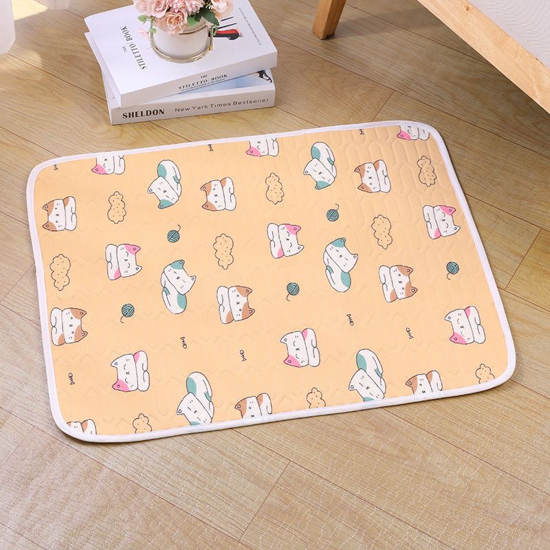Pet Summer Latex Floor Cat Non-Slip Dog Bed Silk Cooling Pad Ice Mat_voghion.com