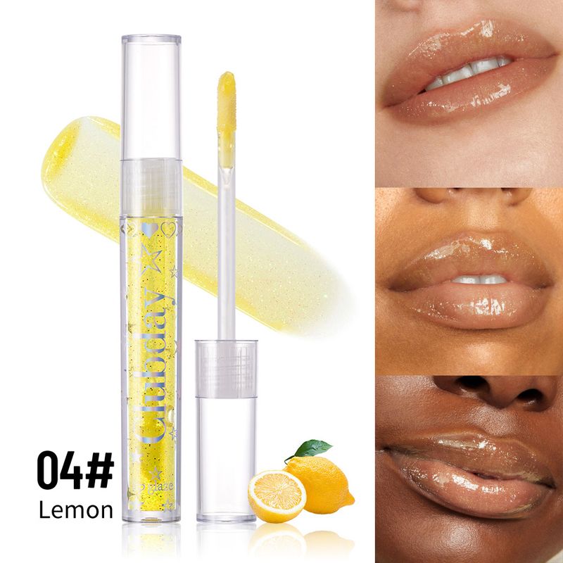 Aceite labial hidratante Clubday - Acabado brillante tipo espejo, brillo labial hidratante con ácido hialurónico_voghion.com