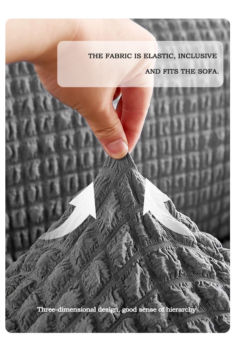 Housse de canapé élégante en gaze à bulles – Housse respirante et élégante pour la protection des meubles de salon (plusieurs couleurs et tailles)_voghion.com