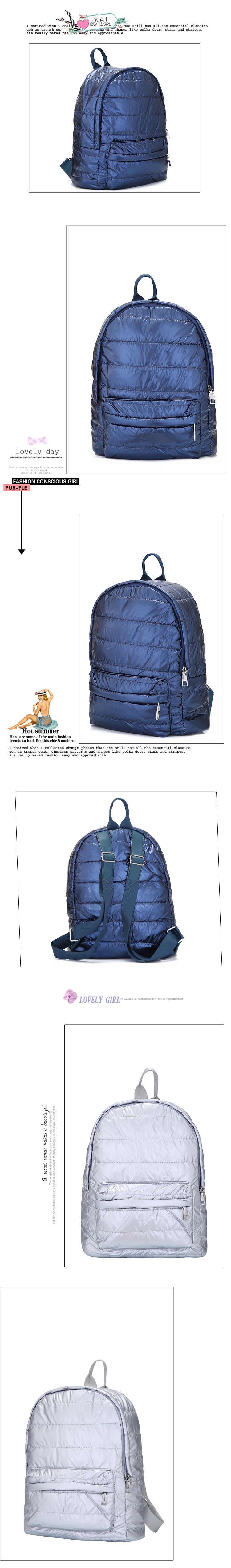 Rucsac nou, popular, ușor, pentru femei, din puf, din bumbac, pentru spațiul de agrement_voghion.com