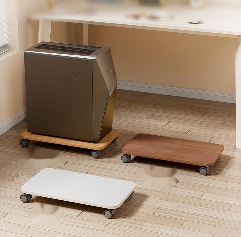 Desktop-Computergehäuseständer unter dem Schreibtisch für den Heimgebrauch, universell mit Rädern, Bodenerhöhung, Lagerregal_voghion.com
