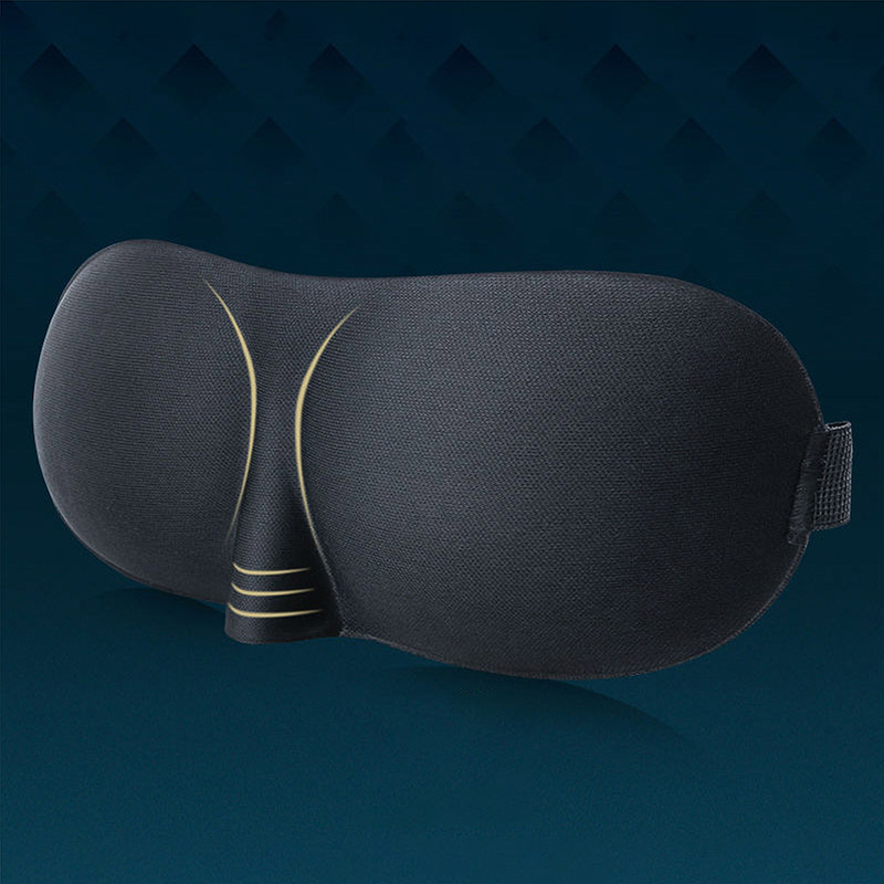 2PC 3D Tcare Sleeping Eye Mask Travel Rest Aid Eye Mask Cover Patch Paded Soft Sleeping Mask Blindfold Eye_voghion.com
