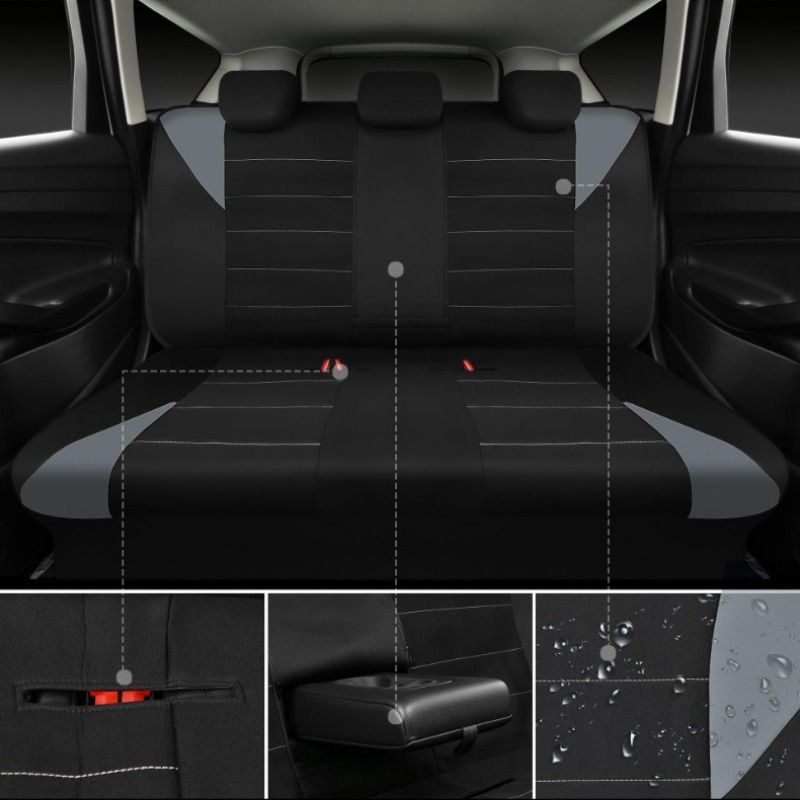 4/9pcs And Headrest All-Season Universal Car Seat Covers Vehicle Cushion Protectors_voghion.com