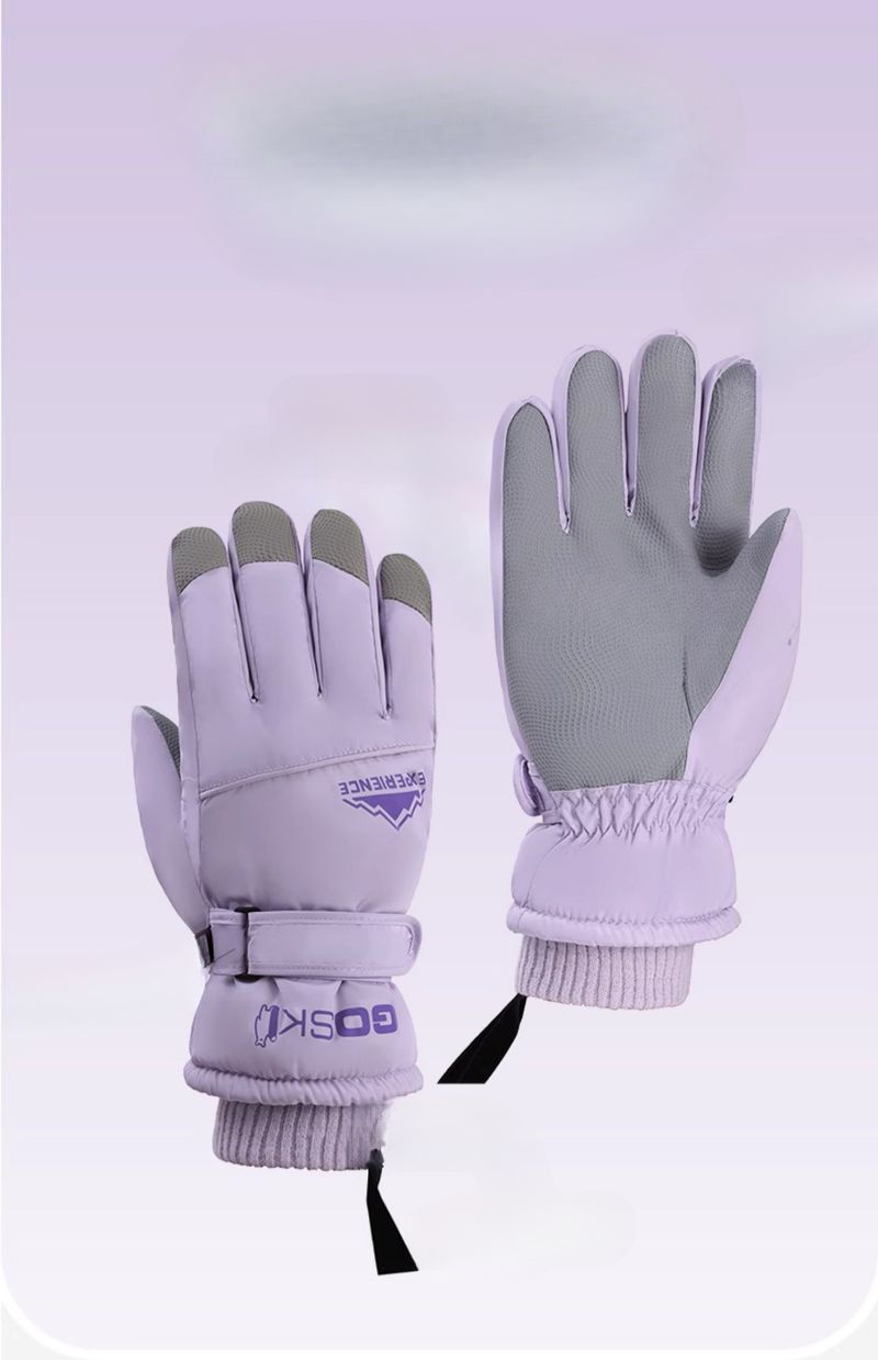 Warme Handschuhe für Herren, Winter, Reiten, elektrisches Motorrad, winddicht, kältebeständig, wasserdicht, Skifahren, Fleece, dicke Baumwolle_voghion.com