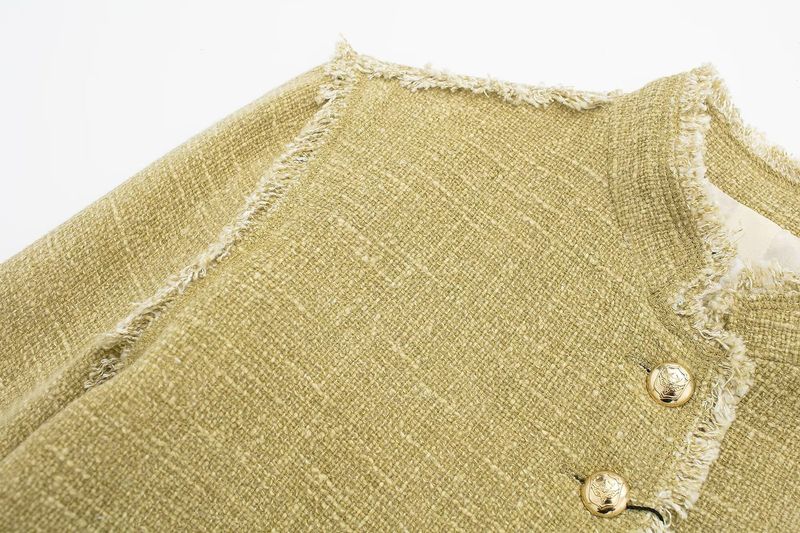 Women's 2024 Spring New Collection Texture Haired Coat_voghion.com