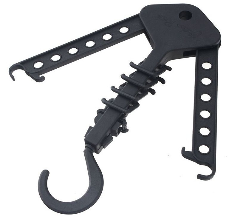Multi-functional plastic folding hanger triangle pants rack magic drying rack non-slip hanger clothes storage rack_voghion.com
