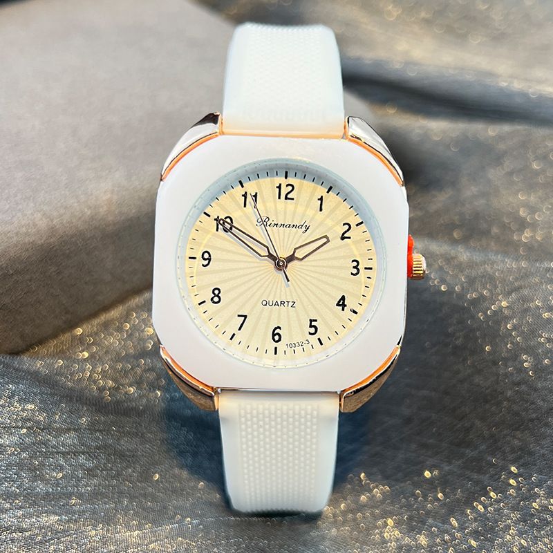 Orologio digitale con cassa rettangolare, bordo in metallo color caramella, orologio da scuola in silicone, regalo per lavoro, tutti i giorni, compleanno, anniversario, San Valentino_voghion.com