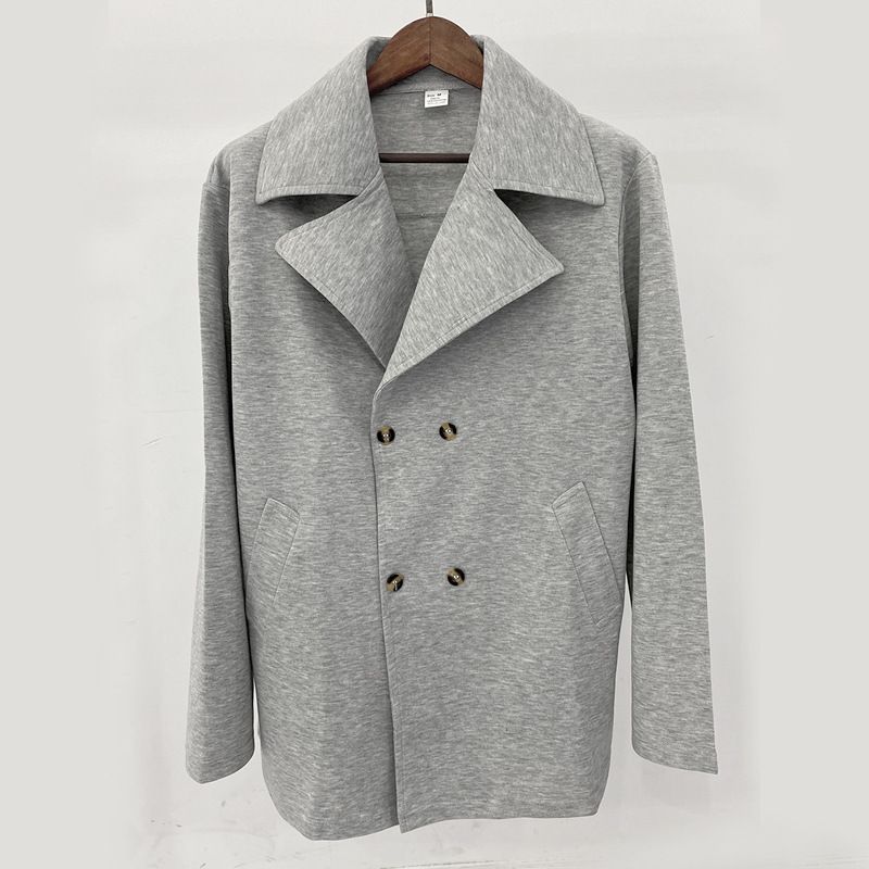 Giacca a vento da uomo, cappotto da uomo, giacca casual da uomo, di media lunghezza, per il commercio estero_voghion.com