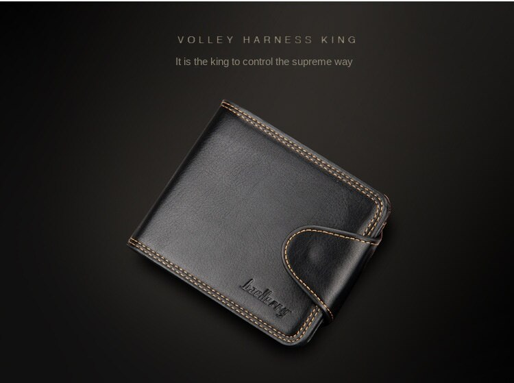 Baellerry férfi pénztárca Kiváló minőségű üzleti alkalmi vízszintes cipzáras csatos pénztárca európai és amerikai stílusú pénztárca_voghion.com