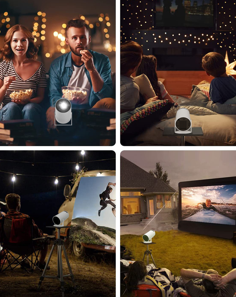 Thundeal HY300 Android Wifi Smart Portable Projector 1280 720P Full HD Office Home Theatre Video Miniproiector_voghion.com