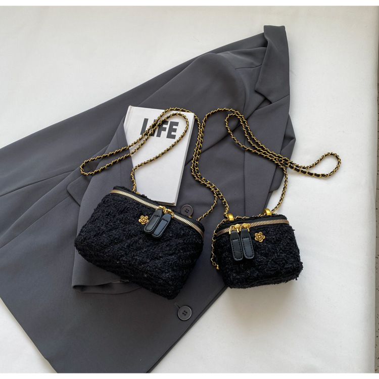 French chain for women new small square crossbody high-end mini niche box bag_voghion.com