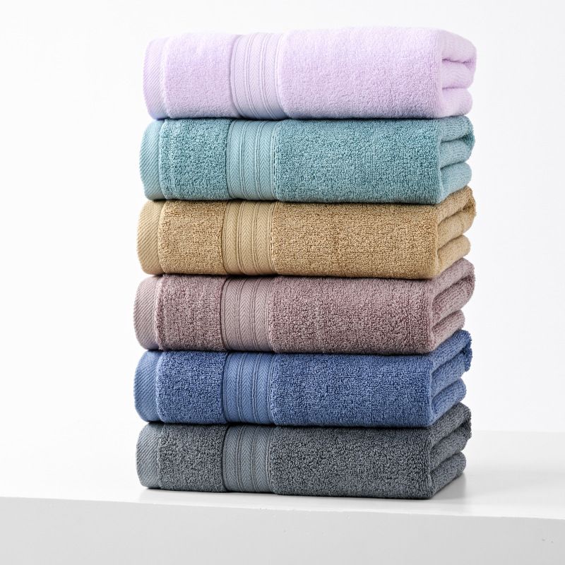 Asciugamano da bagno per bambini in cotone addensato 50 * 100 cm Asciugamano per il viso in puro cotone pettinato morbido e assorbente per la casa_voghion.com
