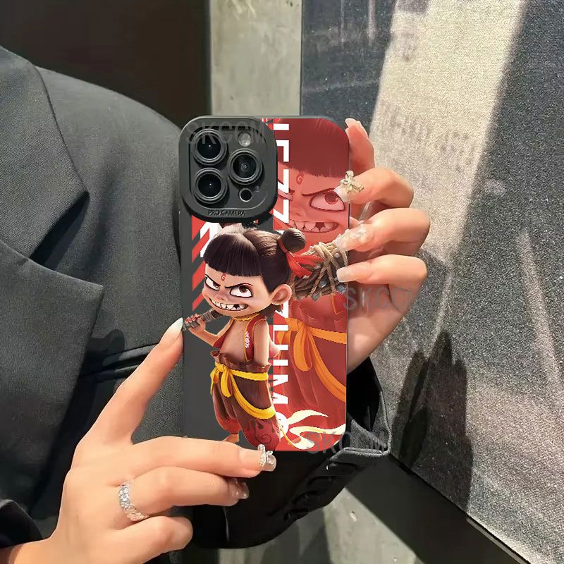 Carcasă de telefon moale pentru Samsung Galaxy S25 S24 S23 S22 S21 S20 Plus Ultra S20 FE A55 A54 A35 A15 Lite 5G, film anime fierbinte, Nezha's 2_voghion.com