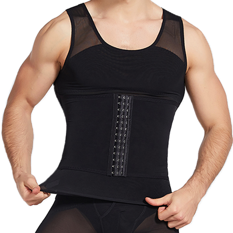 Body Shaper Heren Compressie Vest Buik Shapewear Buik Afslanken Schede Gynaecomastie Shapers Korset Taille Tr S_voghion.com