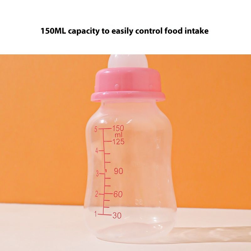 Stort Gourd Pet 150ml utskiftbart smokkbørstesett valpemelkflaske_voghion.com