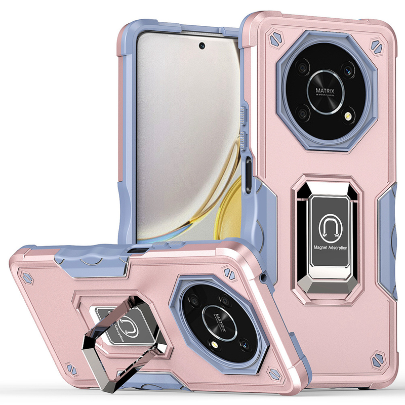 KEYSION Shockproof Armor ovitek za Honor X9 5G X30 Silikonski + PC kovinski obroč stojalo hrbtni pokrov telefona za Huawei Honor Magic_voghion.com