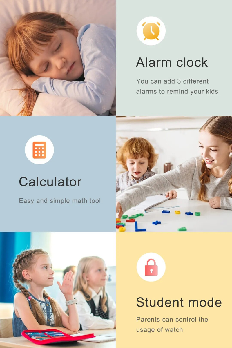 2023 New Phone SIM Card 4g Smart Boy Girl Photo Wifi Positioning Child Watch HD Video Call Sos Tracker Birthday Gift_voghion.com