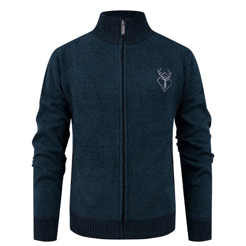 Giacca invernale da uomo in pile con fodera in sherpa e cappuccio - Cappotto caldo in cotone spesso per outfit casual (grigio, nero, kaki, verde scuro) - Taglie dalla M alla 3XL_voghion.com