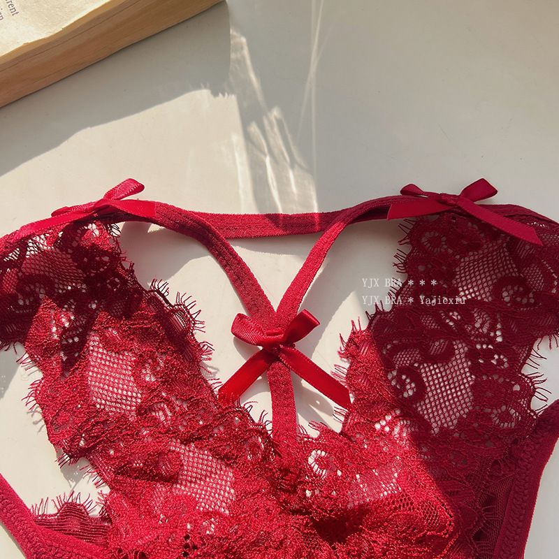 LuvBox French Romantic ~ Mutandine triangolari sottili traspiranti in stile puro desiderio, sexy ed estivo, in pizzo, per donna_voghion.com