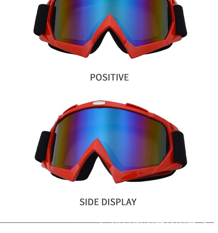 Cycling Eyewear Motorcycle Goggles Outdoor Motorcycle Goggles Cross-country Goggles Helmet Glasses Single-layer Ski Goggles Riding Glasses_voghion.com