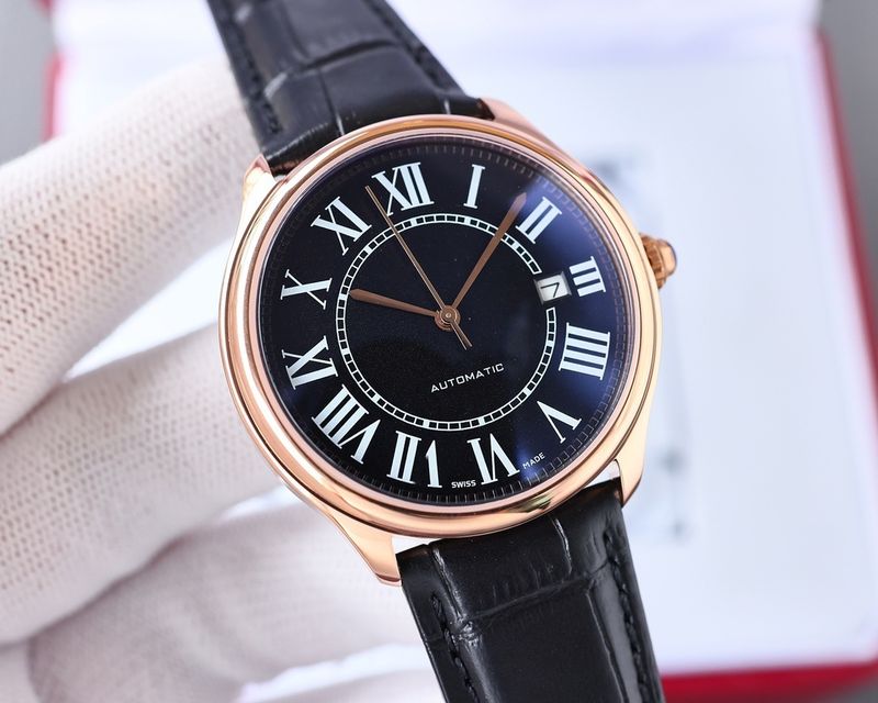 Swiss Couple New Blue Pointer Balloon Fully Automatic Mechanical Movement Men's Watch_voghion.com