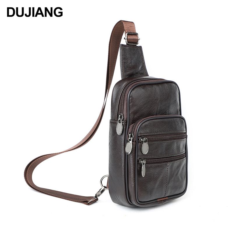 Nouveau sac de poitrine décontracté à bandoulière vertical de grande capacité pour hommes_voghion.com