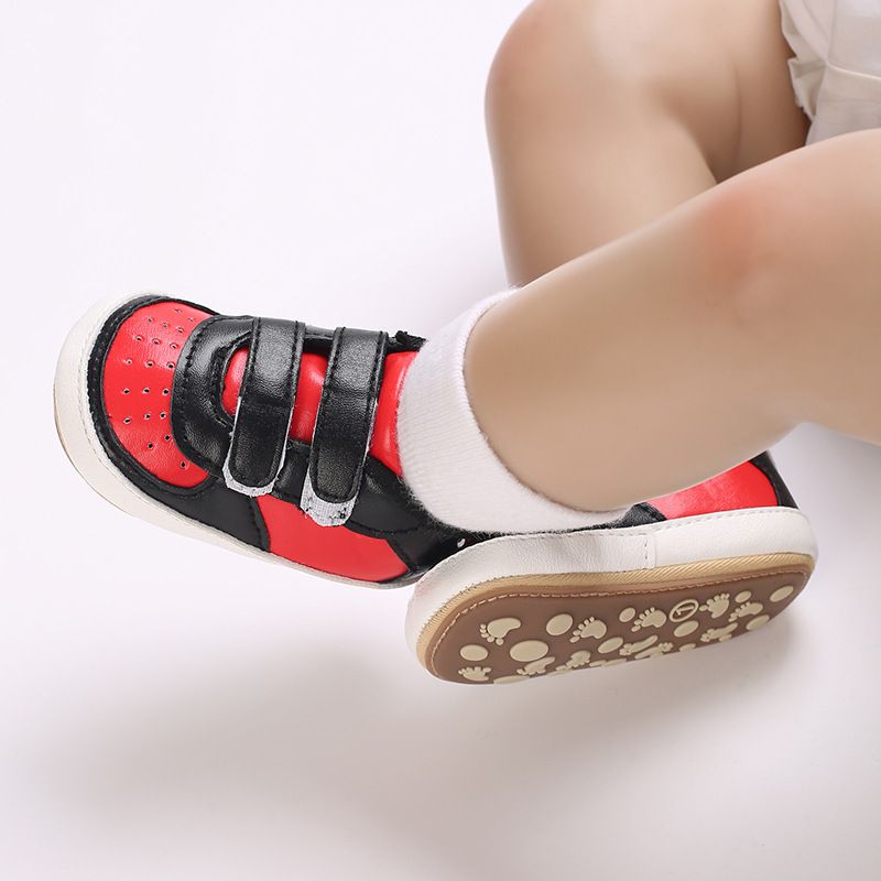Mother & Kids New spring and autumn 0-1 year old baby boy casual shoes Velcro rubber sole non-slip toddler shoes_voghion.com