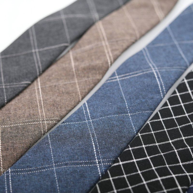 Cravatta stretta da uomo in stile britannico, versione coreana, JK6cm, elegante, effetto lino, a righe, alla moda, casual, per laurea_voghion.com
