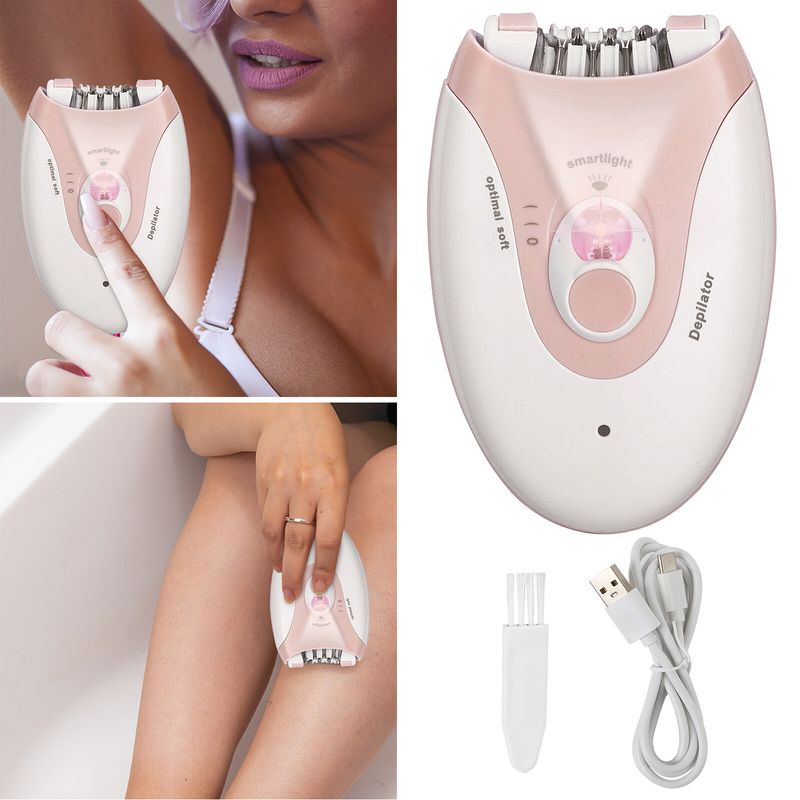 Epilierer für Frauen, kabellos, wiederaufladbar, für Körper und Gesicht, Haarentfernung, Rasierer, UK_voghion.com